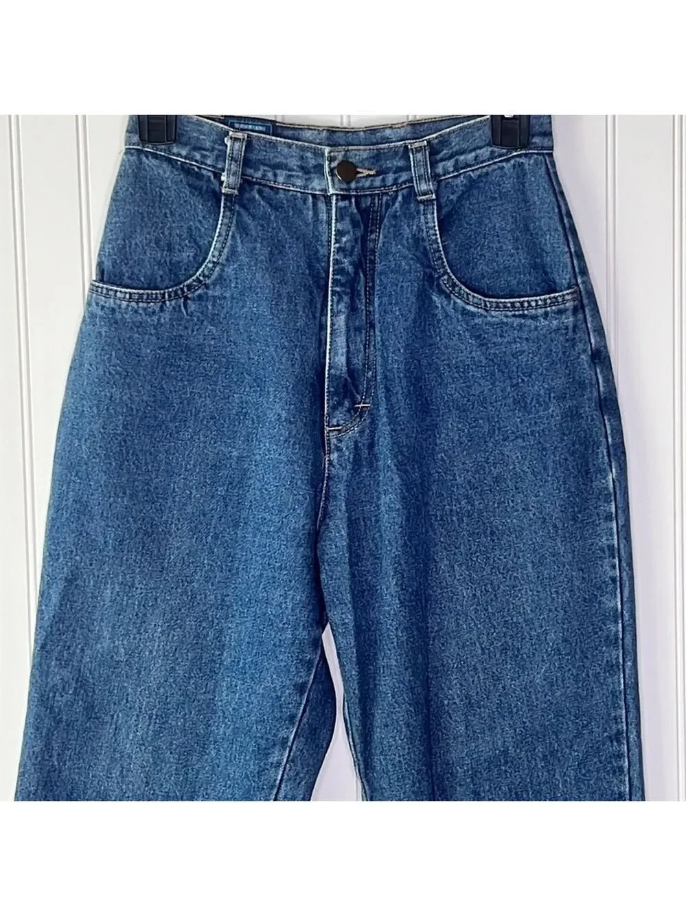 Vintage High Rise Bare Back Rainbow Jeans Size 7 or 25